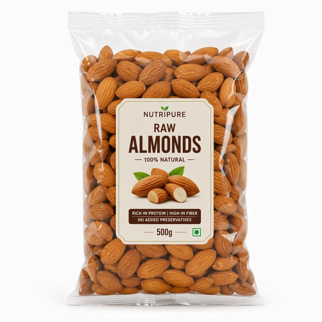 Raw Almonds 500g
